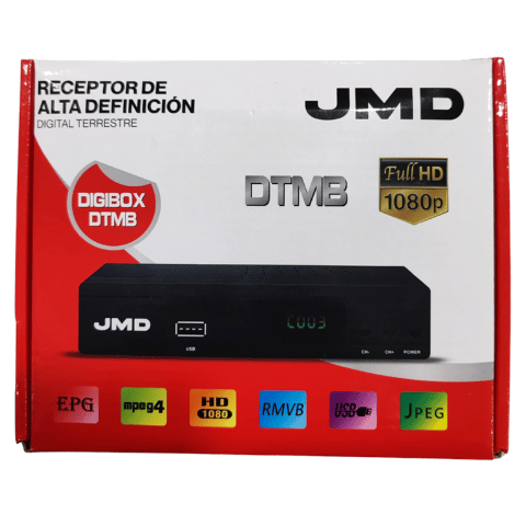 Decodificador de TV Digital para Cuba compatible con sistema DTMB señal HD USB control remoto