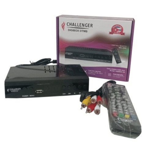 Decodificador de TV Digital para Cuba compatible con sistema DTMB señal HD USB control remoto