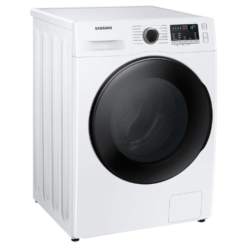 "Imagen de la lavadora secadora Samsung de 9 kg, que muestra su diseño elegante y características modernas