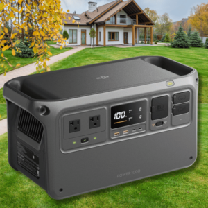 Estación de energía portátil DJI Power 1000W, ideal para cargar dispositivos de alto rendimiento como drones, cámaras y portátiles, con carga solar rápida y seguridad avanzada