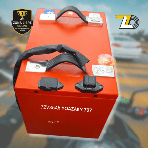 Batería de litio Yohazaki 72V 35Ah para moto eléctrica con alta duración