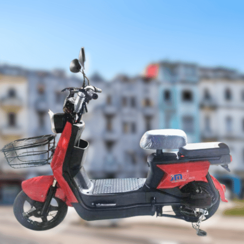 Bicimoto eléctrica 60V 20AH 1000W con batería GEL, autonomía de hasta 60 km, faros de alto brillo, alarma y casco de regalo disponible para Cuba.